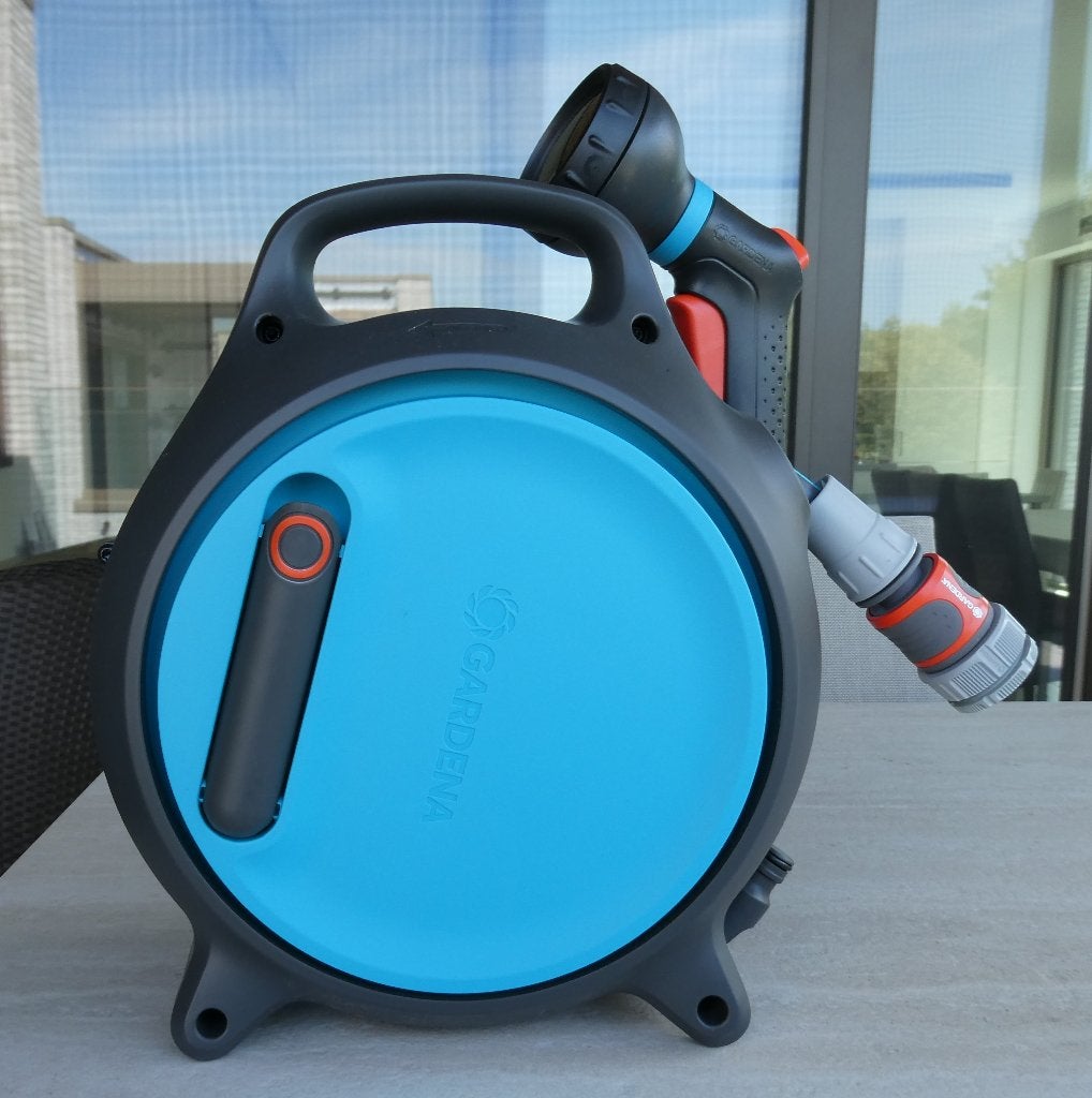 Gardena draagbare slangenbox 10 m, Tuin en Terras, Tuinslangen, Ophalen of Verzenden, Nieuw, Tuinslang