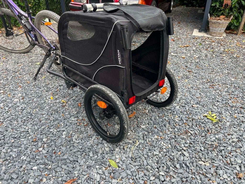 Remorque vélo pour chien, Vélos & Vélomoteurs, Accessoires vélo | Remorques, Remorque pour chien, Comme neuf, Enlèvement, Décathlon