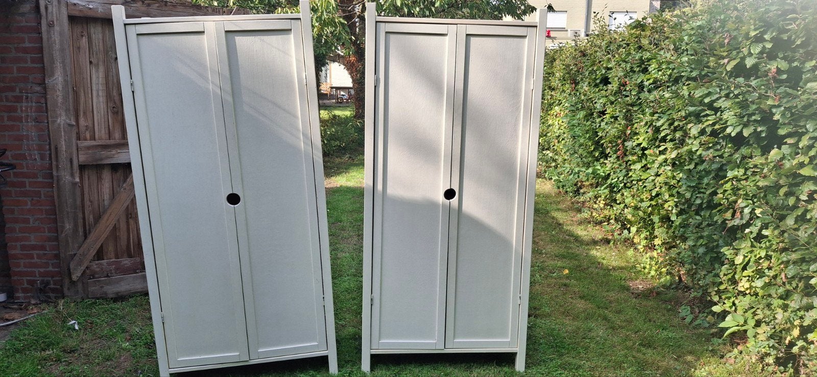 GRATIS 2 witte (kinder) klerenkasten, Tuin en Terras, Ophalen, Gebruikt, Hout