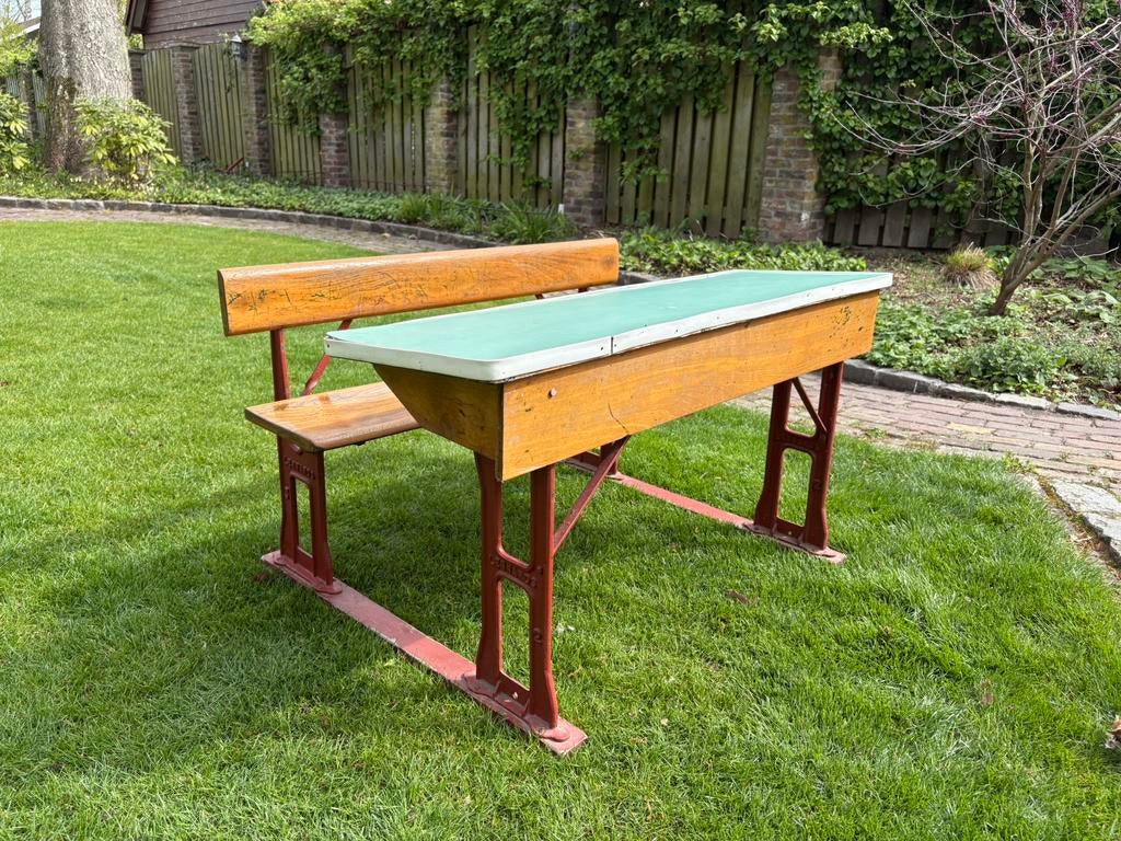 Antiek schoolbankje Lennards, Ophalen