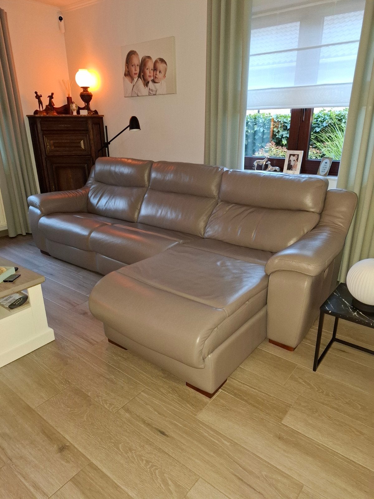 Salon te koop, Huis en Inrichting, Ophalen, 250 tot 300 cm, Gebruikt, Leer