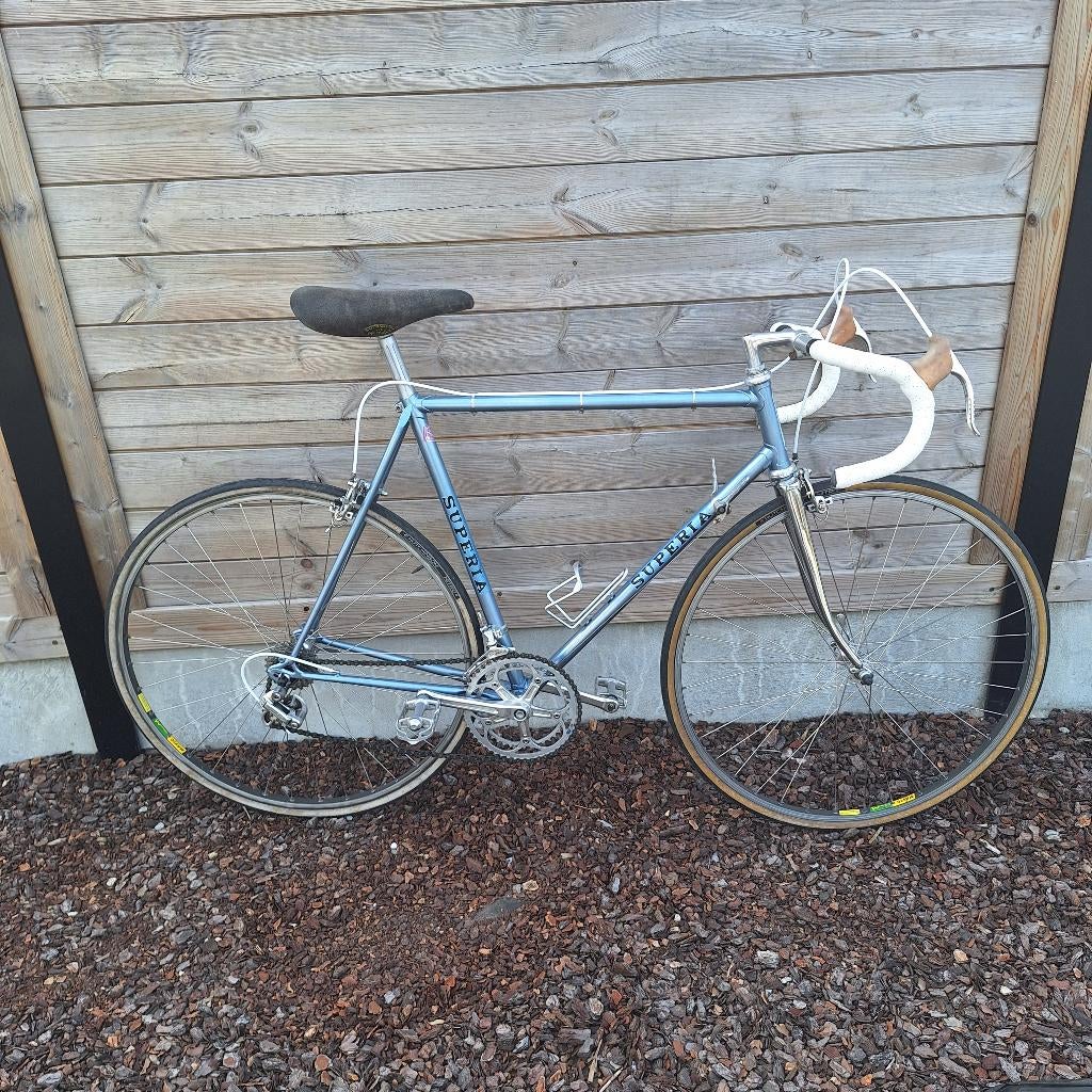 Retro Koersfiets Superia, Fietsen en Brommers, Ophalen, Jaren '60 of nieuwer, Velgrem, 51 tot 55 cm