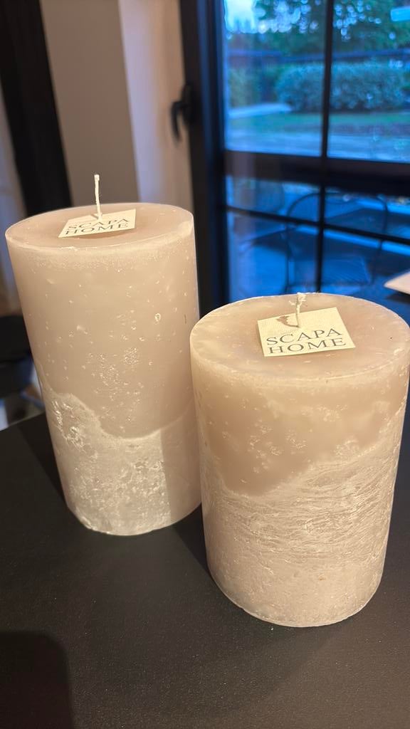 2 Nieuwe Scapa Home roze / grech kaarsen, Ophalen, Nieuw, Kaars