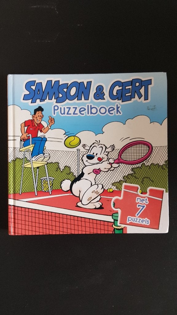 Puzzelboek Samson en Gert, Kinderen en Baby's, Speelgoed | Kinderpuzzels, Ophalen, Minder dan 10 stukjes, Gebruikt, 4 tot 6 jaar
