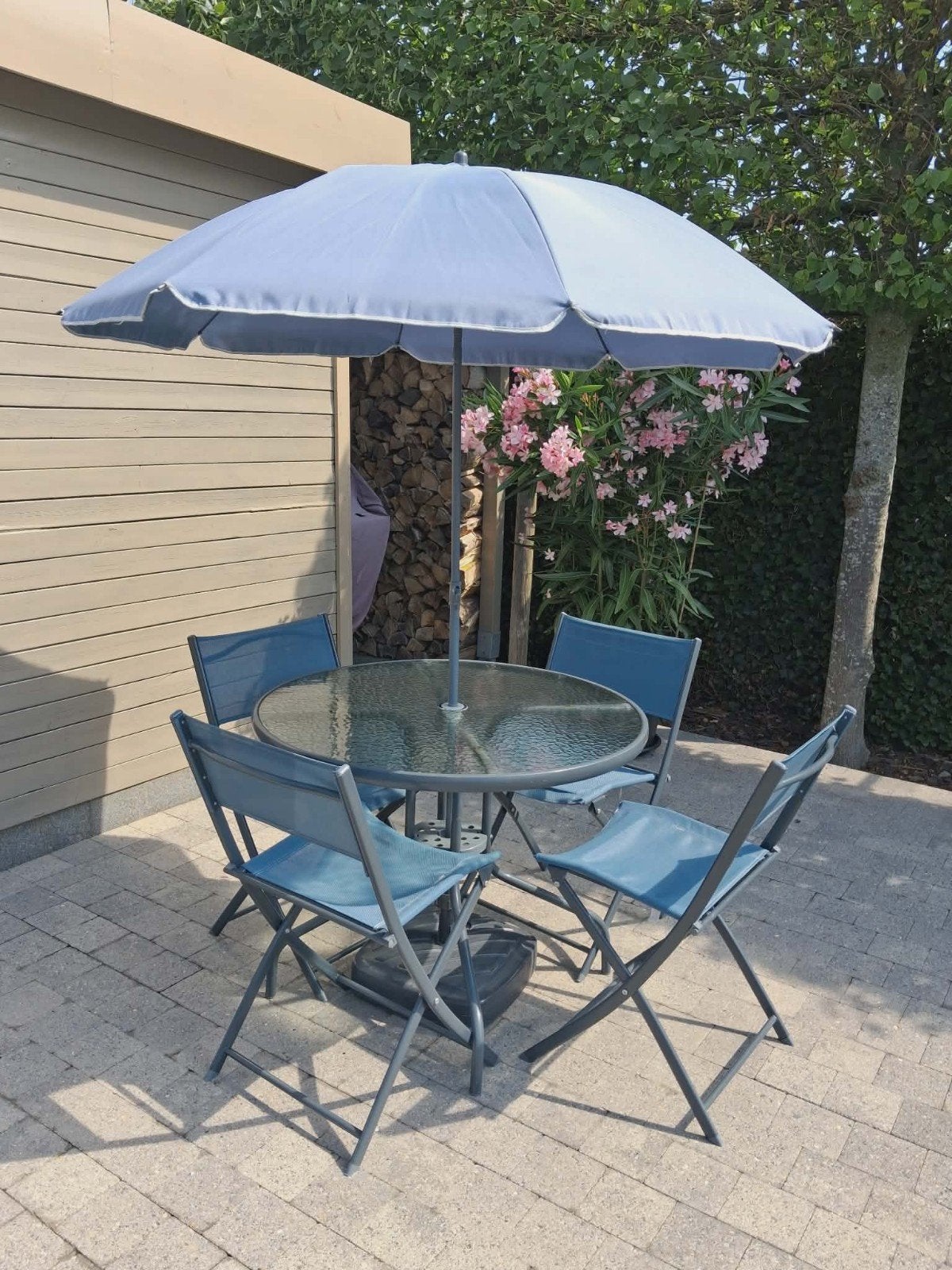 Tuinmeubelset 4 pers., Tuin en Terras, Ophalen