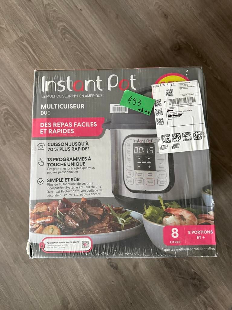 Instant pot duo multicooker 8 liter, Elektronische apparatuur, Ophalen, Nieuw