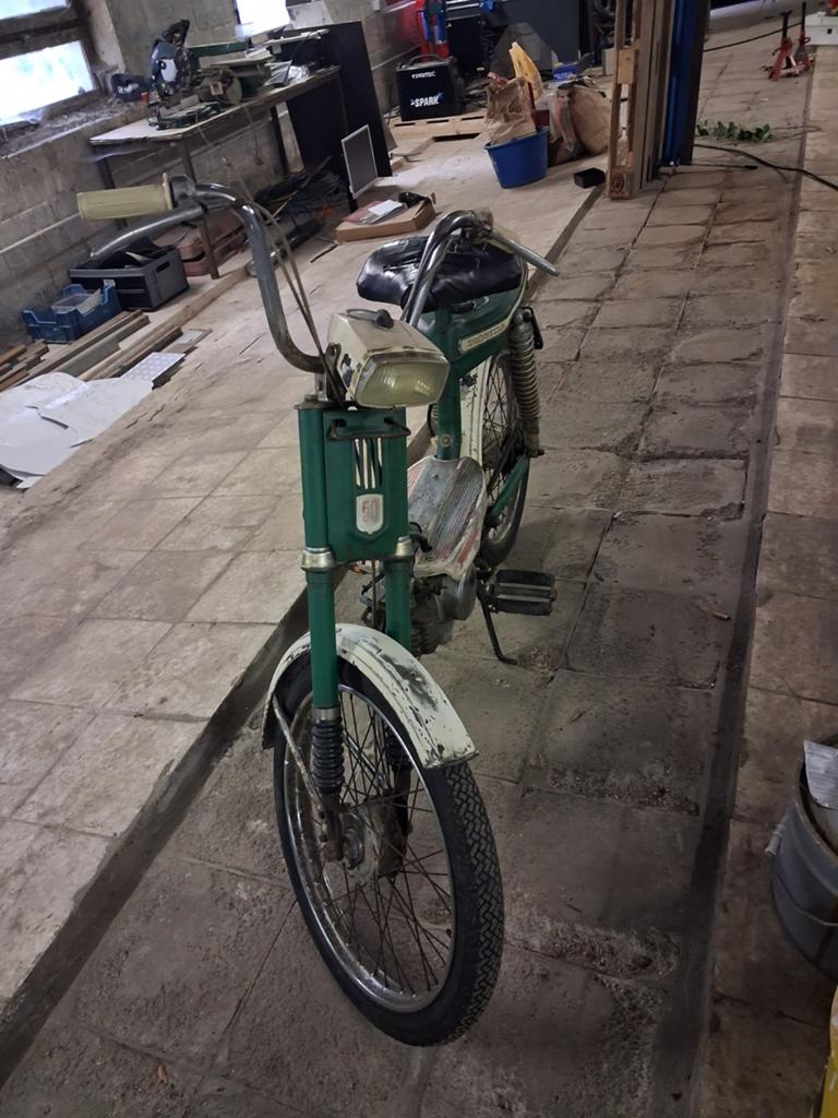 Honda amigo, Fietsen en Brommers, Brommers | Oldtimers, Klasse A (25 km/u), 1 versnellingen, 50 cc, Ophalen