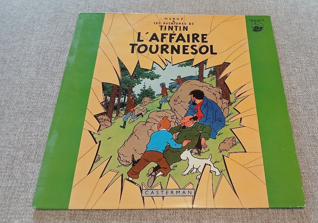 BD Disque Vinyle Tintin L'affaire Tournesol Hergé Français, Livres, Une BD, Enlèvement ou Envoi, Utilisé