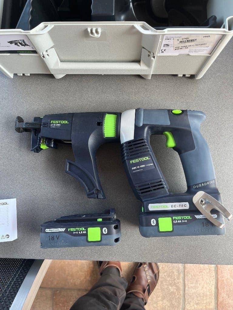 Festool Visseuse DURADRIVE DWC 18-4500 4,0 I-Plus, Articles professionnels, Machines & Construction | Travail du bois, Enlèvement
