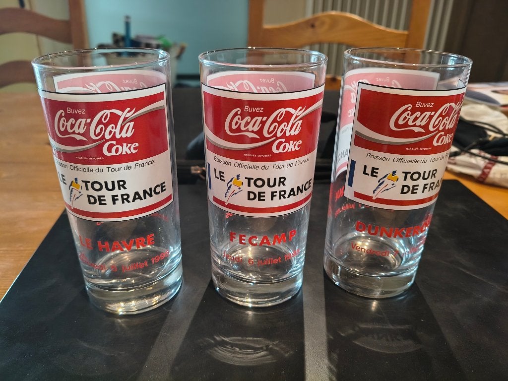 Wielrennen - Coca-Cola (Tour de France), Verzamelen, Ophalen, Nieuw, Frisdrankglas