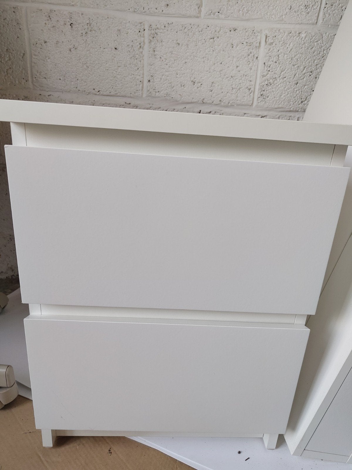 table de nuit Malm Ikea, Enlèvement, Comme neuf, Ikea blanc