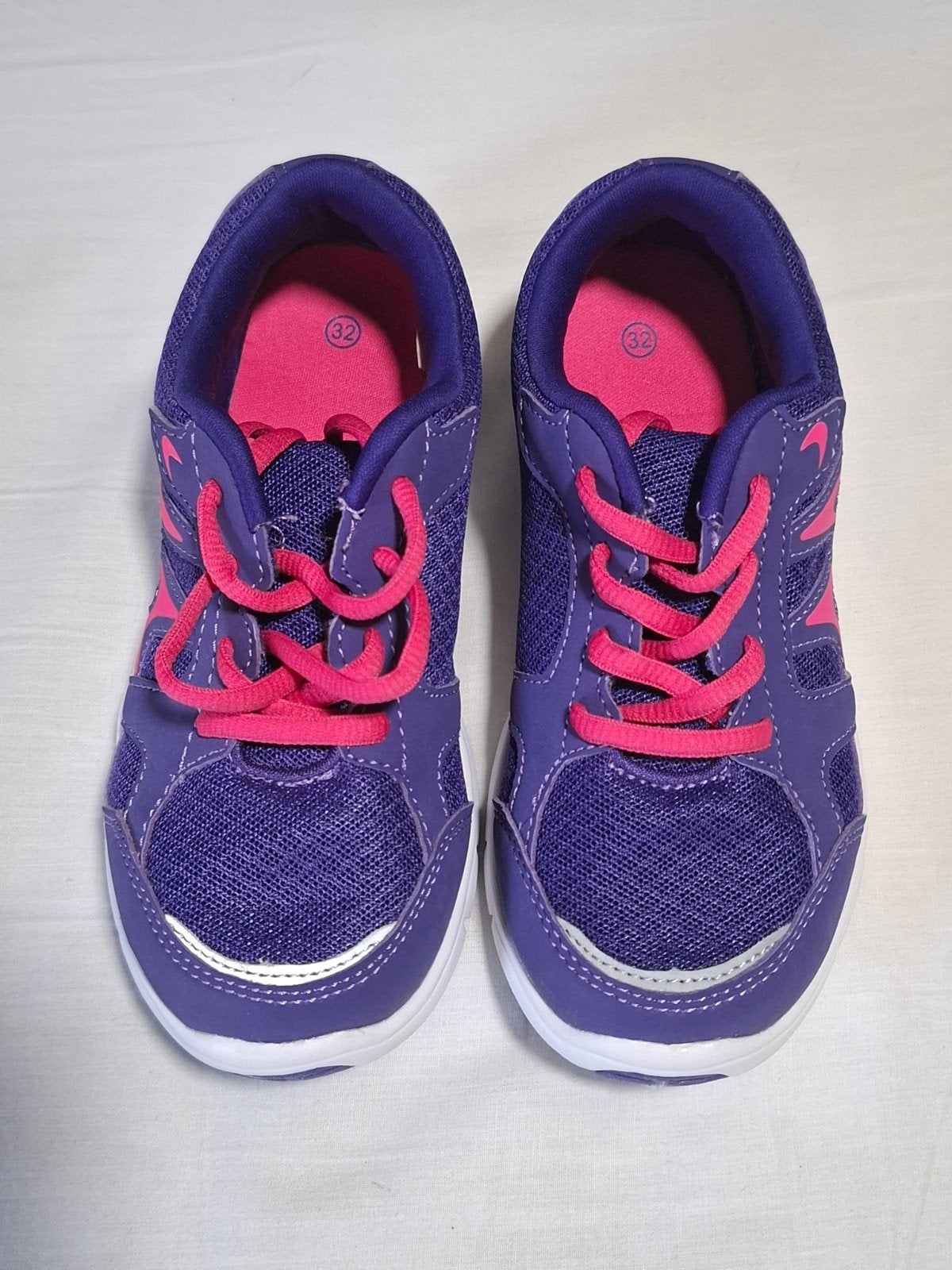 Espadrilles sportives violettes à lacets roses pour enfants, Neuf, Enlèvement ou Envoi, Chaussures de sport, Fille