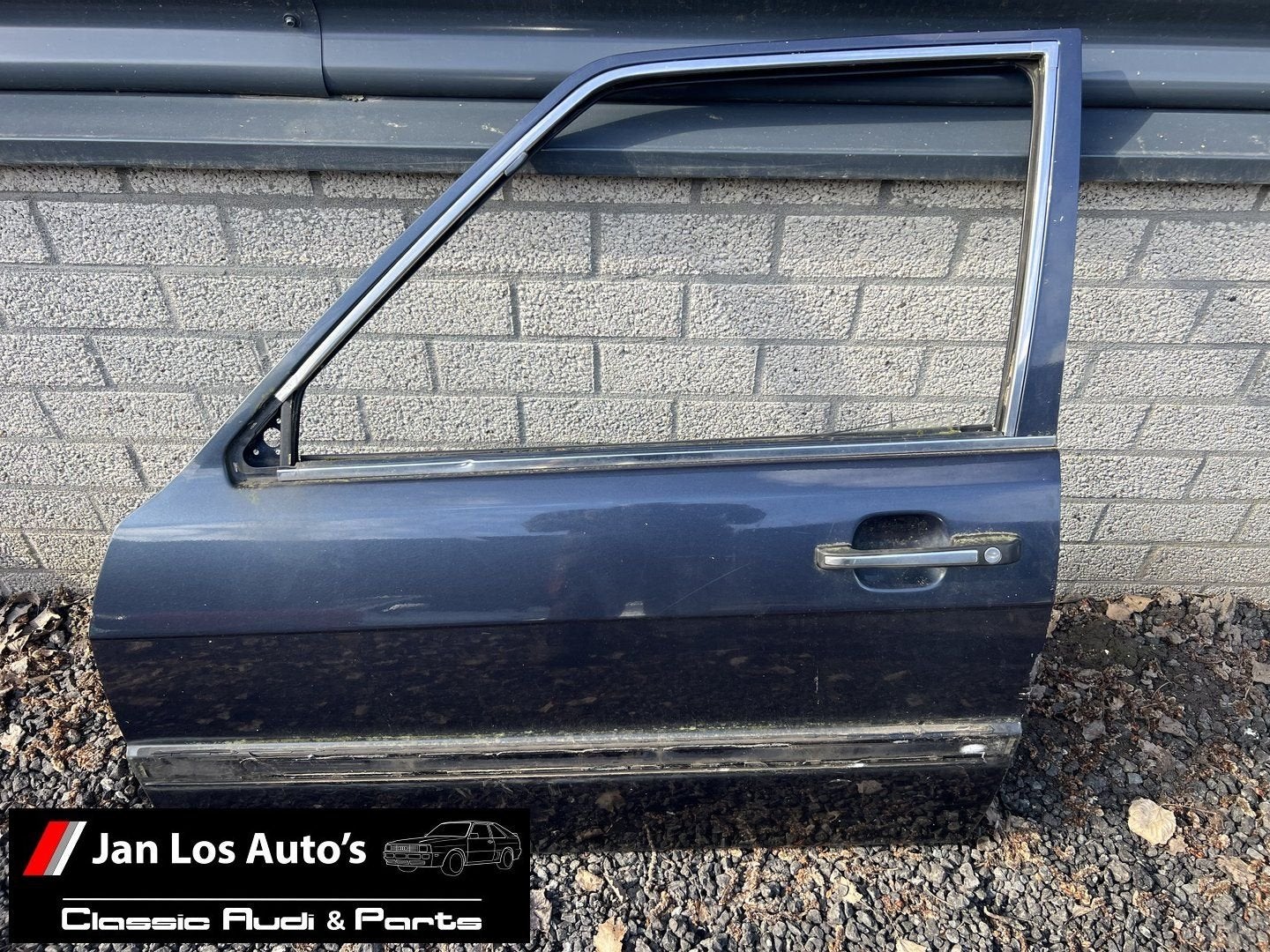 Audi 80 B2 typ 81 Portier deur LV blauw, Ophalen, Gebruikt, -, Deur