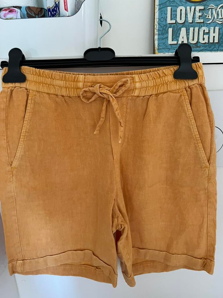 Bermuda linnen xandres( 36) en short ( katoen 40), Ophalen of Verzenden, Zo goed als nieuw