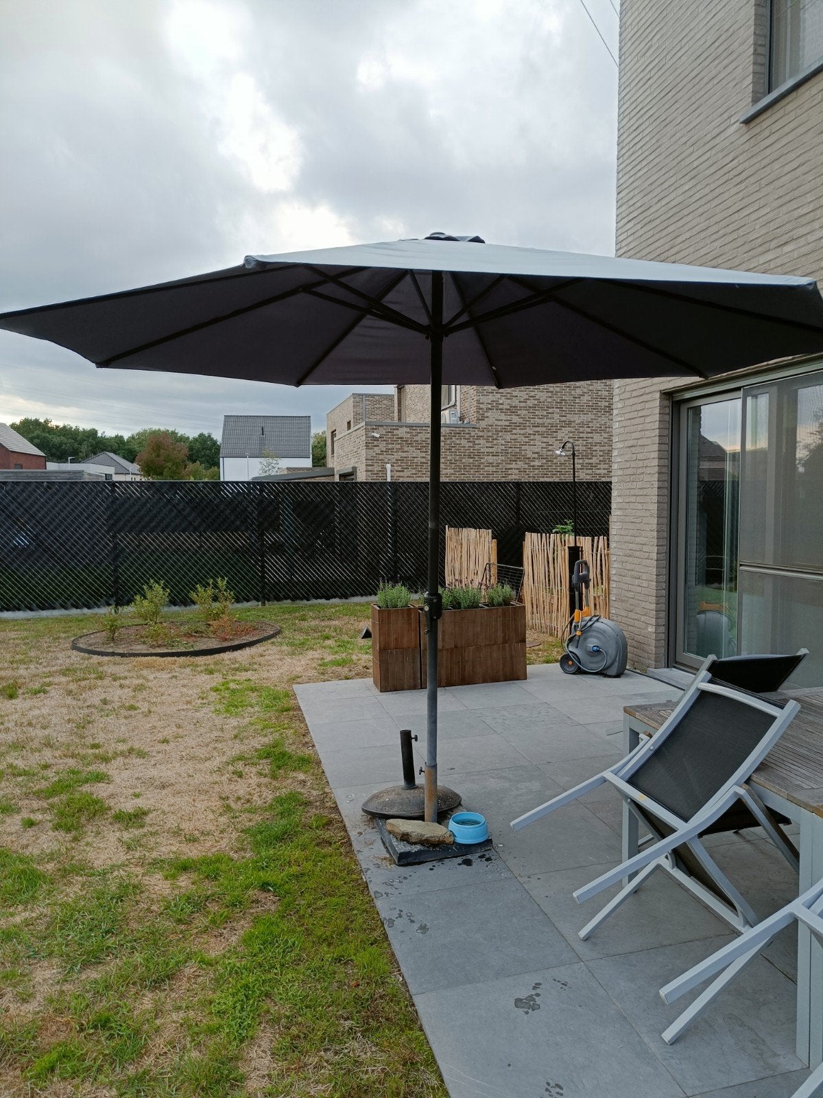 parasol, Ophalen
