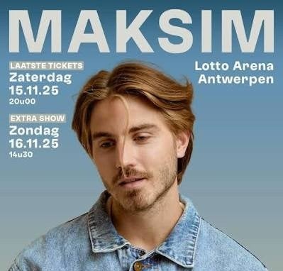 GEZOCHT: MAKSIM Live Lotto Arena Antwerpen concert opname, Cd's en Dvd's, Ophalen of Verzenden, Zo goed als nieuw, Concert