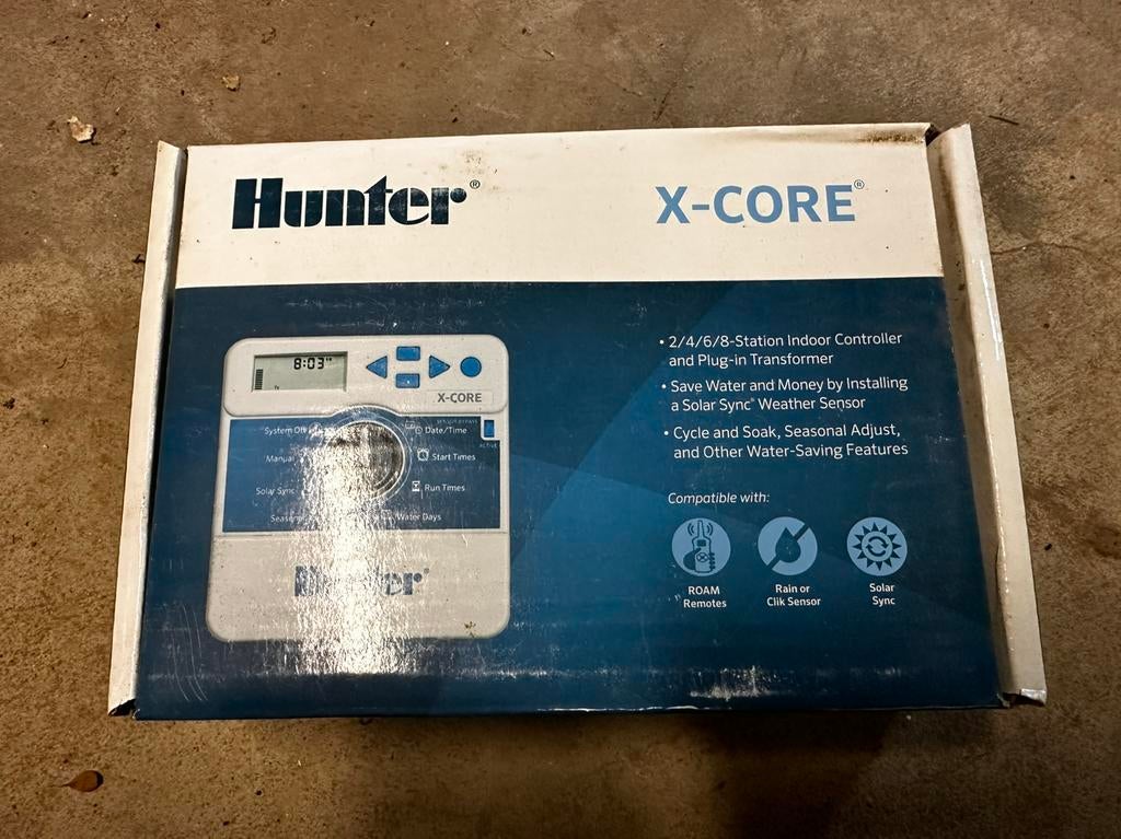 Hunter X-Core irrigatiecontroller, Tuin en Terras, Bewateringscomputers, Ophalen, Nieuw