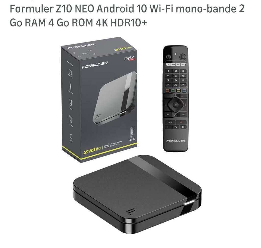 Boîtier Formuler Z10 Neo 4k, TV, Hi-fi & Vidéo, Décodeurs & Enregistreurs à disque dur, Comme neuf, Décodeur, Enlèvement