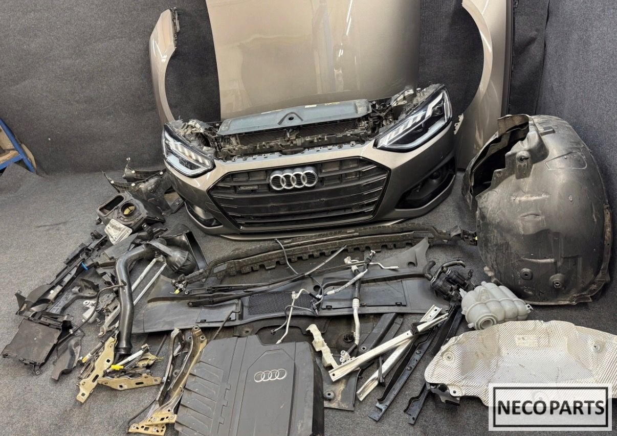AUDI A4 B9 FACELIFT VOORKOP  LX7H COMPLEET ALLES LEVERBAAR!!, Gebruikt, -, -, Bumper