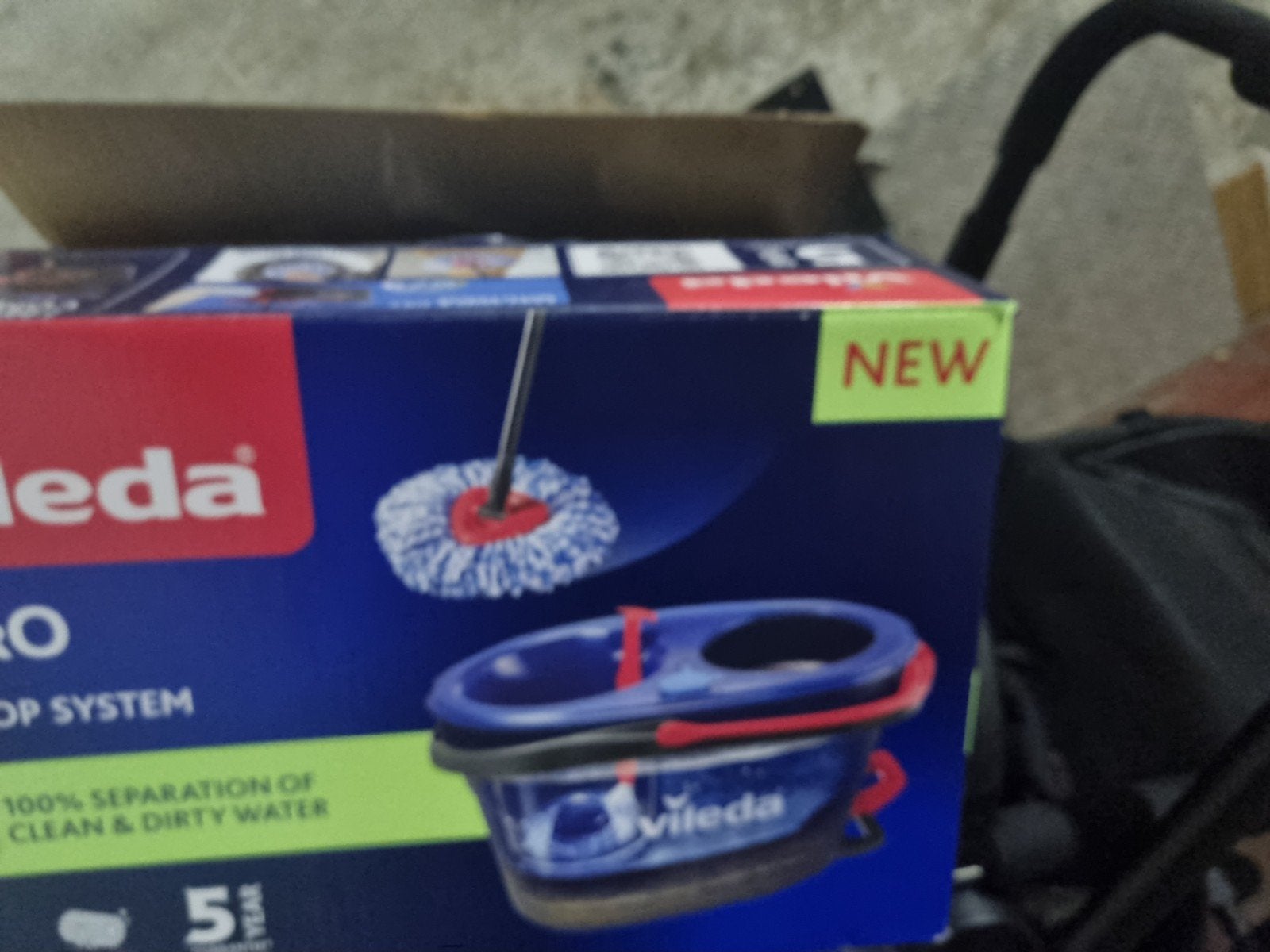 vileda, Enlèvement ou Envoi, Seau, Bac ou Chariot à balais
