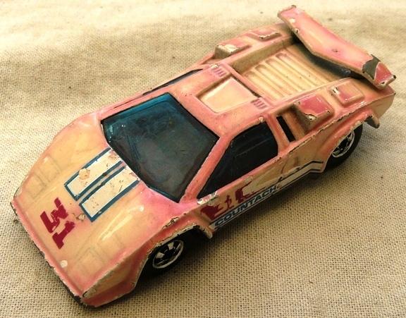 Mattel (Hot Wheels), No.7275 - Lamborghini Countach, 1988., Ophalen of Verzenden, Gebruikt
