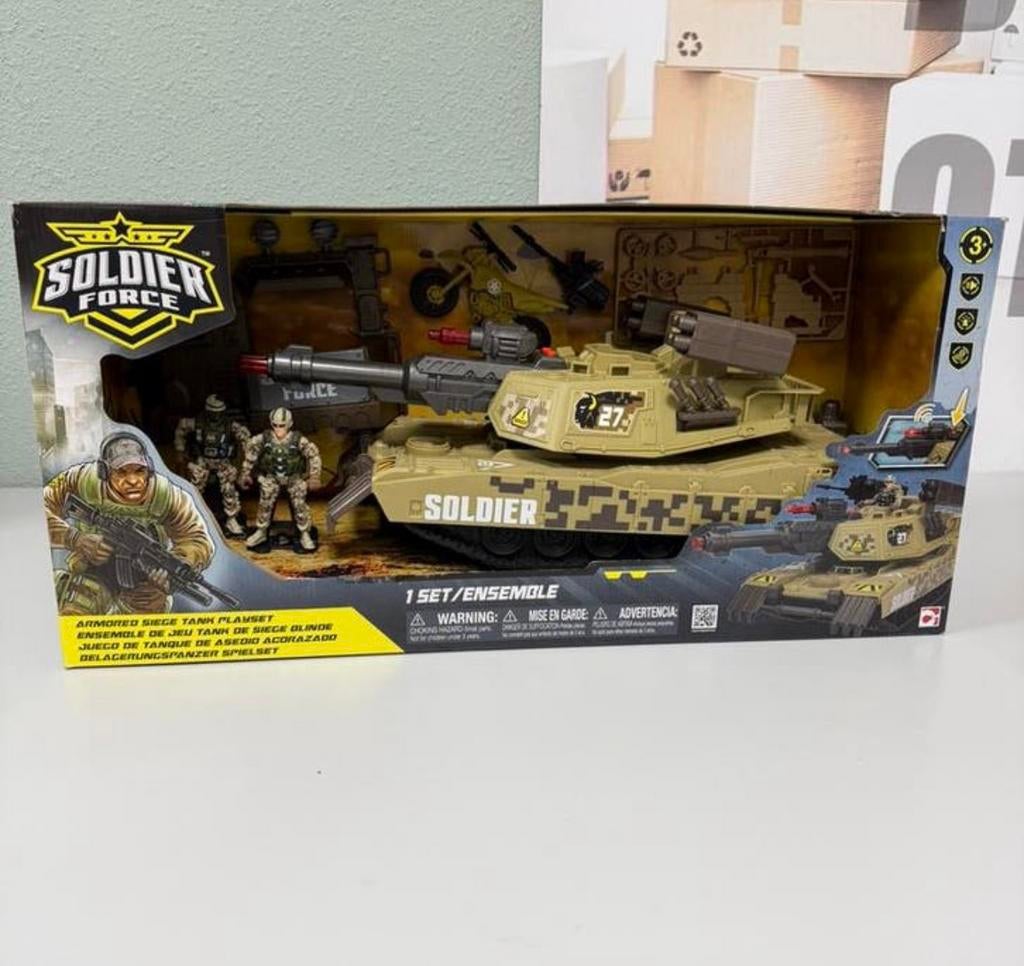 De jouets Soldier Force Armored Siege avec char et soldat, Enlèvement ou Envoi, Neuf