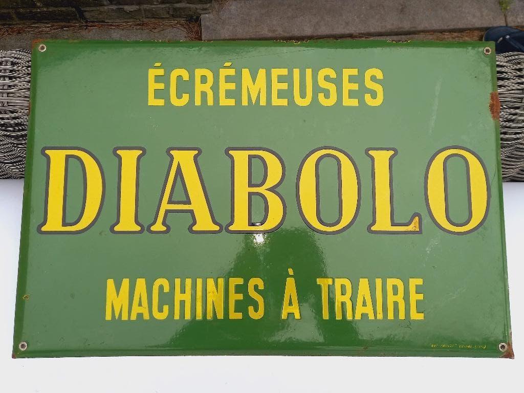 Machines à traire DIABOLO pour panneaux d'affichage émaillés, Enlèvement ou Envoi, Comme neuf, Panneau publicitaire