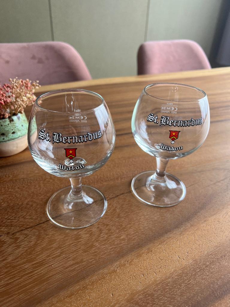 Set de verres à bière St Bernardus Watou Tasting - 2 pièces, Collections, Enlèvement ou Envoi, Neuf, Verre à bière