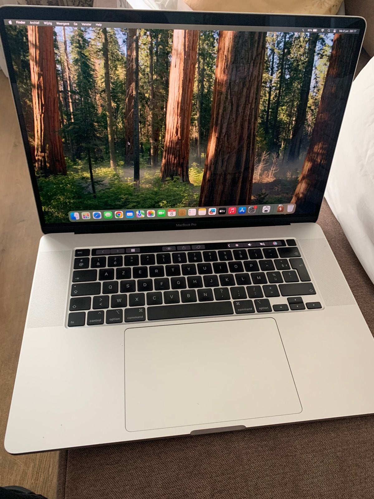 MacBook 16 Pro TouchBar 2020 512 Go i7 16 Go Bon état, MacBook Pro, Enlèvement ou Envoi, 512 GB, 16 pouces