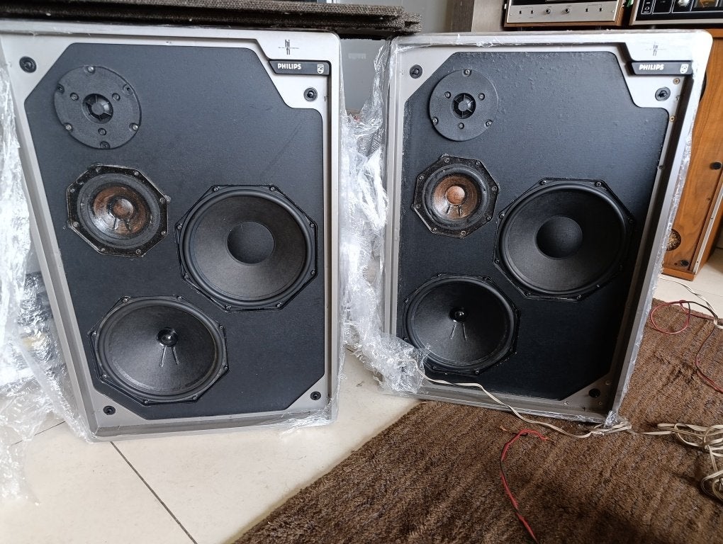PHILIPS 22AH 467 in goede staat, Audio, Tv en Foto, Luidsprekerboxen, Ophalen, Stereo speakers, Philips, Gebruikt