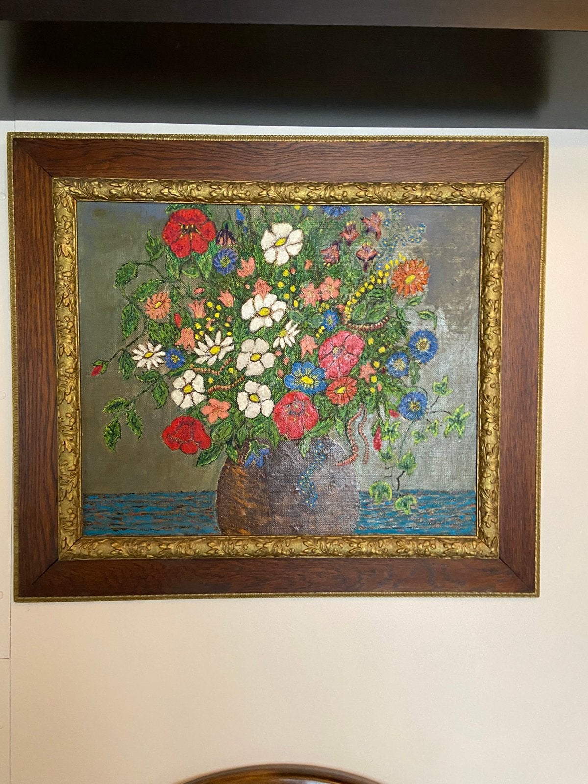 Kader klassieke bloemstilleven, Antiquités & Art, Art | Peinture | Classique, Enlèvement, Classique