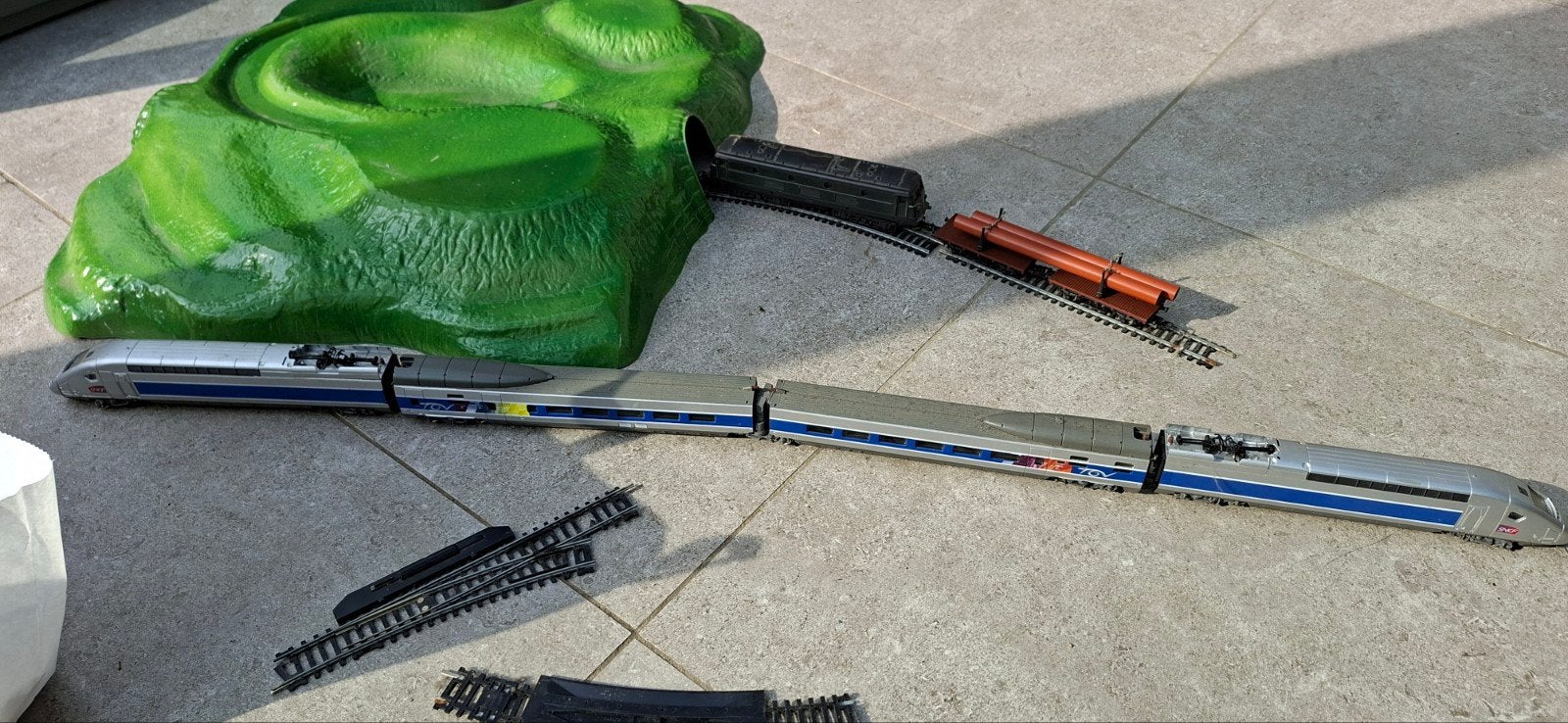 2 treinen met benodig heden LIMA EN TGV DUPLEX, Ophalen, Wagon