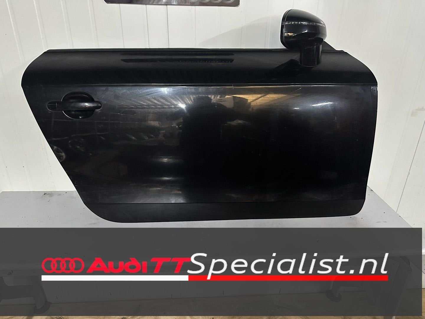 Deur rechts zwart LZ9Y Audi TT MK2 8J, Autos : Pièces & Accessoires, Carrosserie & Tôlerie, -, -, Origine de la pièce connue, Audi