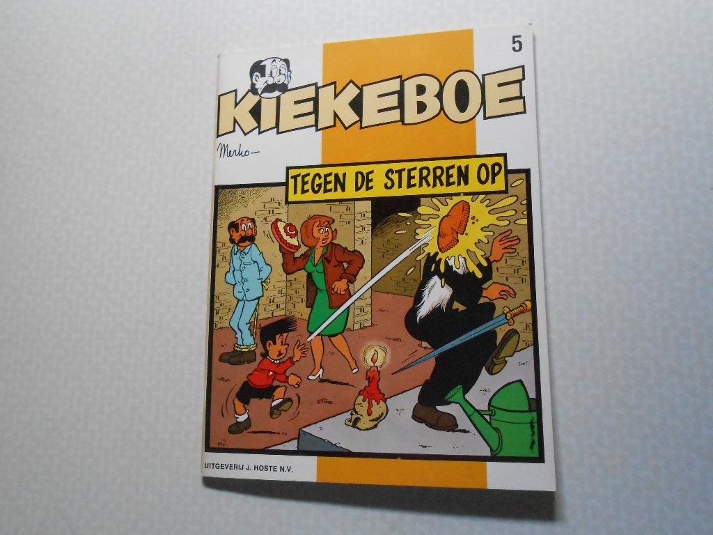 kiekeboe 5b Tegen de sterren op 1979 1 ste druk., Eén stripboek, Merho, Nieuw, Ophalen of Verzenden