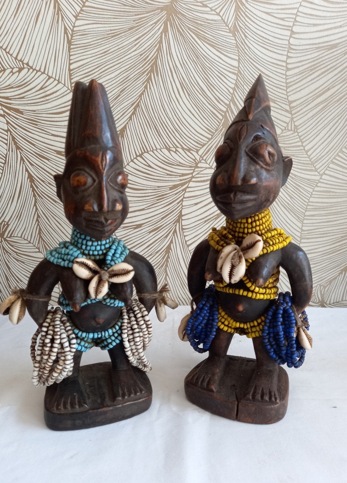 Afrikaanse beeldjes Ibeji Yoruba beeldjes uit Nigeria, Ophalen of Verzenden