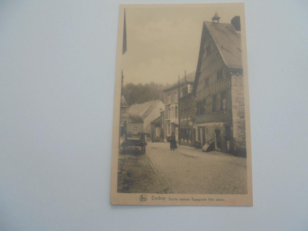 durbuy -vieille maisons espagnole, Collections, Cartes postales | Belgique, Envoi, 1920 à 1940, Non affranchie, Luxembourg