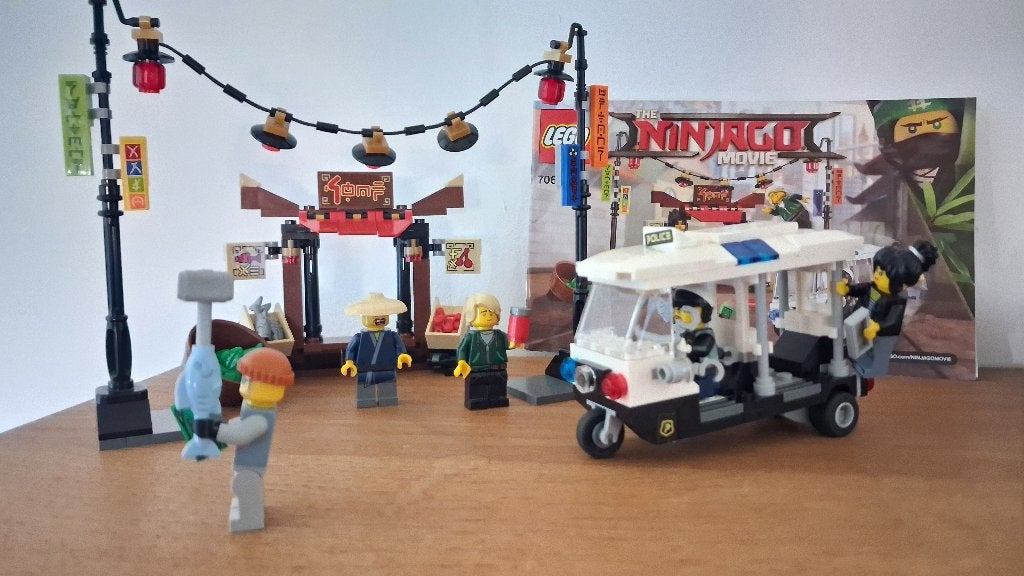 lego set 70607 Ninjago achtervolging, Lego, Ophalen of Verzenden, Zo goed als nieuw, Complete set