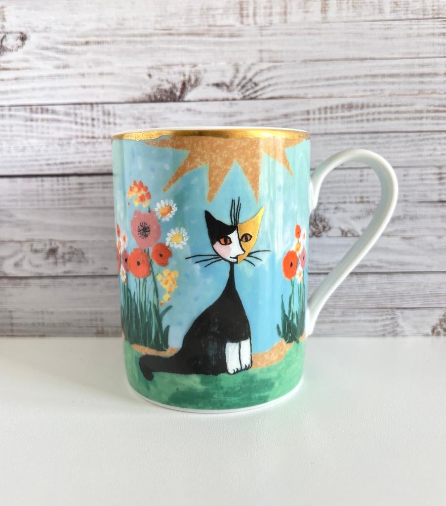 Tasse Goebel Rosina Wachtmeister Giardino, Gebruikt, Aucun, Kop(pen) en/of Schotel(s), Porselein