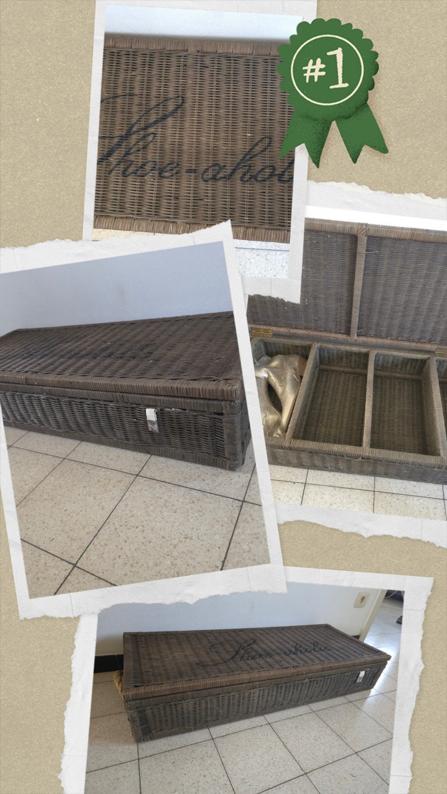 Mooie grote riviera maison schoenenmand, Ophalen