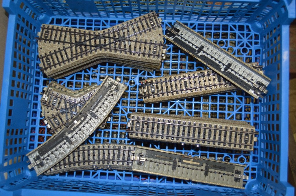 Märklin : M-track : intersections et rails de commande, Analogique, Enlèvement ou Envoi, Courant alternatif, Rails