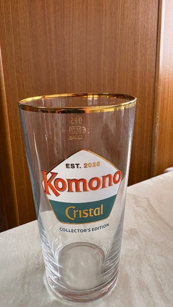 Verre à bière Cristal Alken Komono 2025, Collections, Enlèvement ou Envoi, Neuf, Verre ou Verres, Autres marques