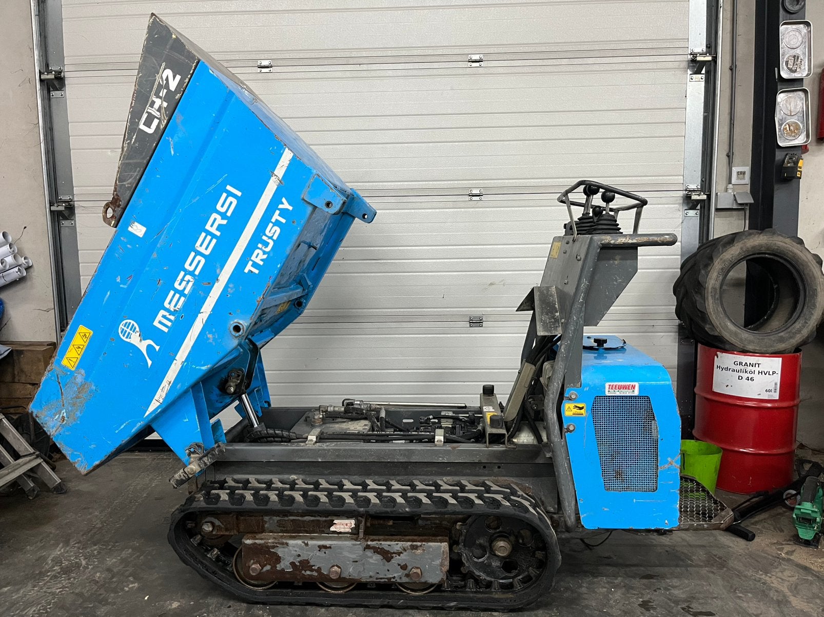 Messersi ch-2 rups dumper motor kruiwagen BJ2014, Enlèvement ou Envoi