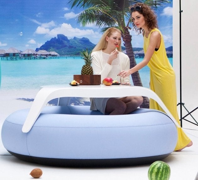 Extremis Donuts — table et sièges design — Dirk Wynants, Rond, Enlèvement, Utilisé, Autres matériaux