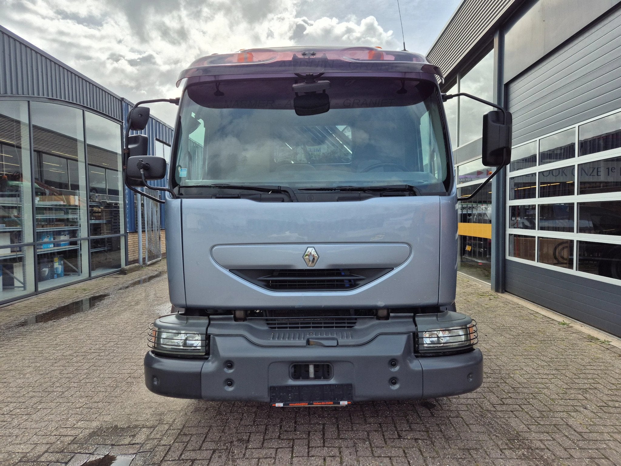 Renault Midlum 270 DCI/ 12 TM Krane Remote/ Kipper, Autos, Entreprise, 195 kW, Diesel, Bleu