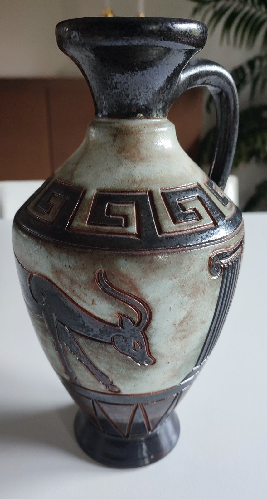 Steengoedvaas van Bouffioulx - Roger Guérin (ca. 1930), Ophalen of Verzenden