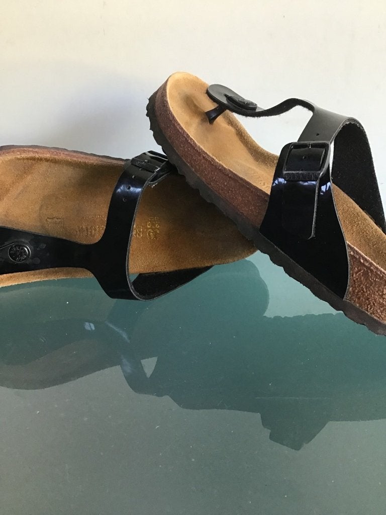 Birkenstock Gizeh 39 noir | chaussons | Livraison gratuite, Comme neuf, Envoi, Birkenstock, Sandales de bain