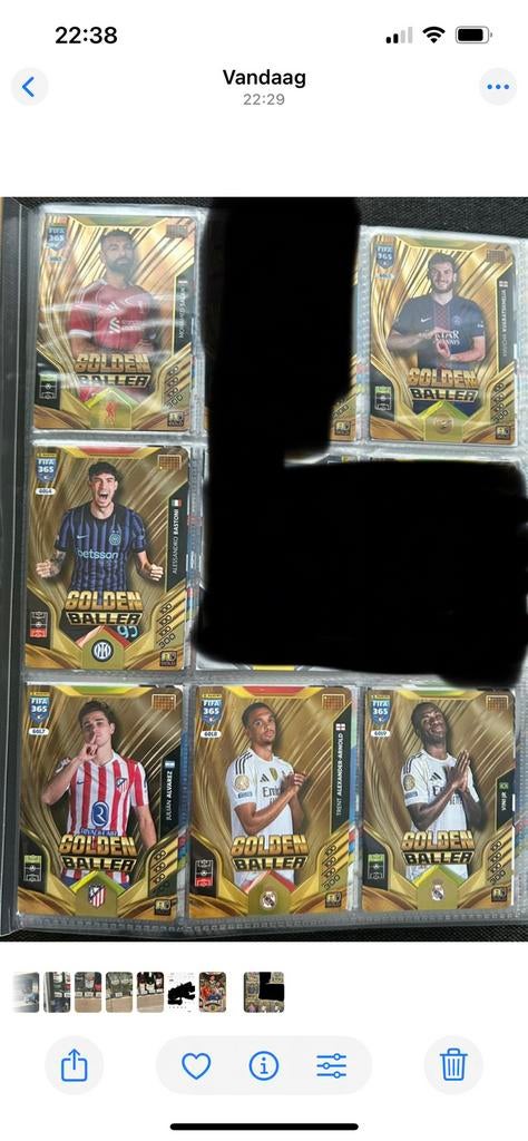 Panini Fifa 365 Adrenalyn 2026 Golden Ballers 1.3.4.7.8 et 9, Hobby & Loisirs créatifs, Enlèvement ou Envoi, Neuf, Plusieurs images