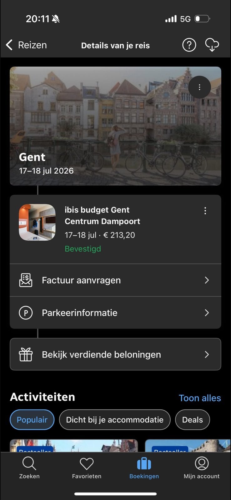 Gentse feesten hotel overnachting te koop, Tickets en Kaartjes, Drie personen of meer, 1 overnachting