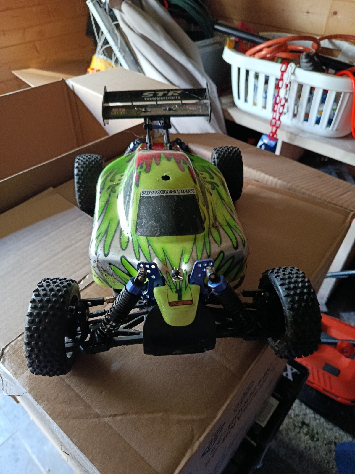voiture rc 1/10 électrique, Hobby & Loisirs créatifs, Échelle 1:10, Voiture off road, Enlèvement, Utilisé