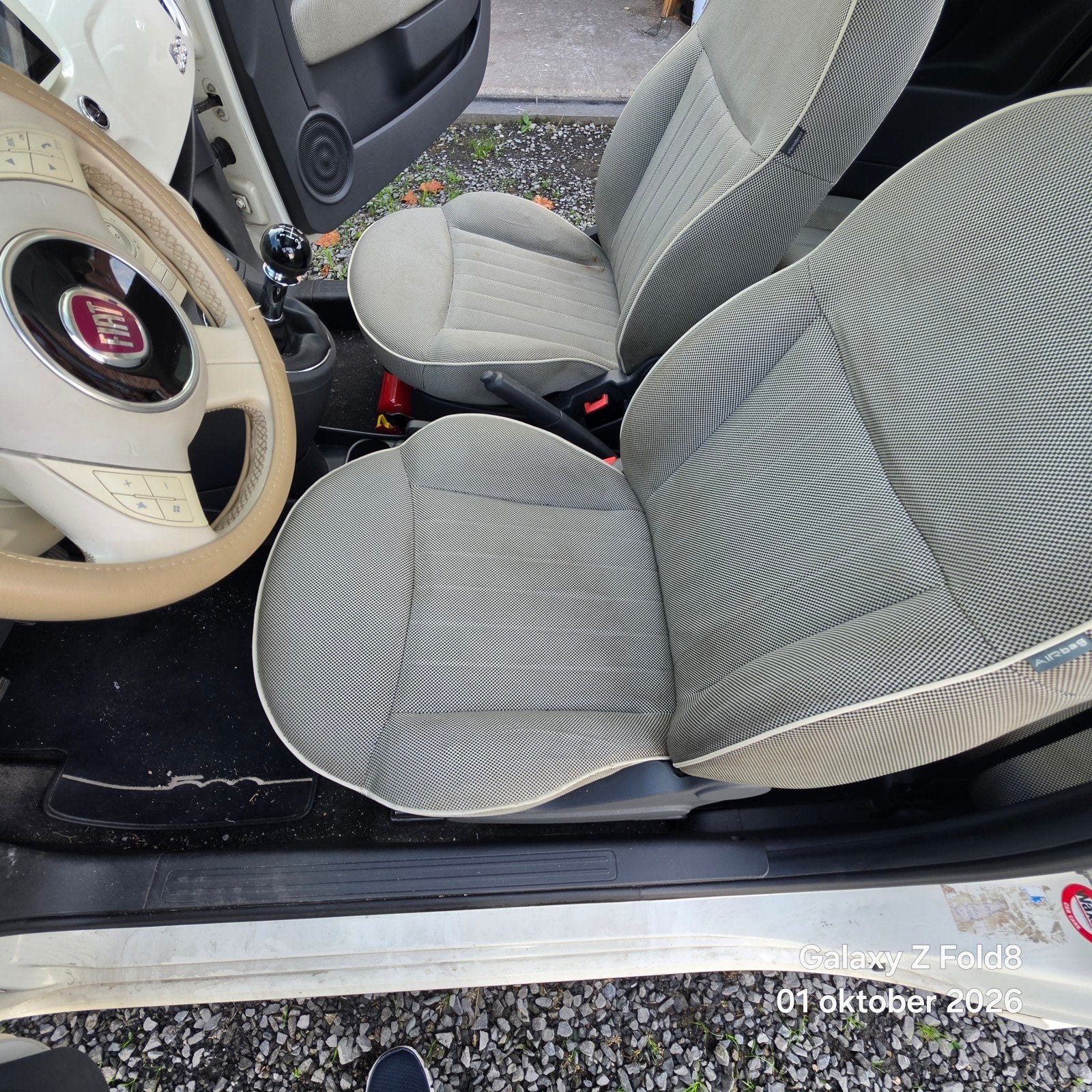 fiat 500, Auto's, Wit, 1200 cc, Particulier, Radio